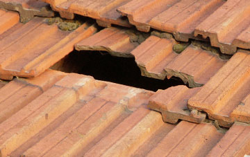 roof repair Crickadarn, Powys